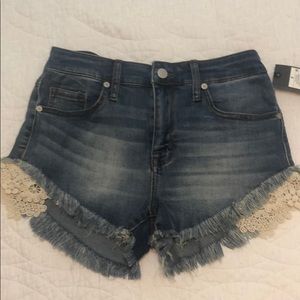 Target denim shorts